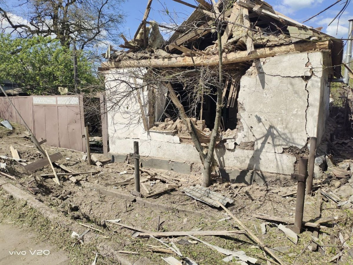Russia hit the Ukrainian city of Donetsk #2
