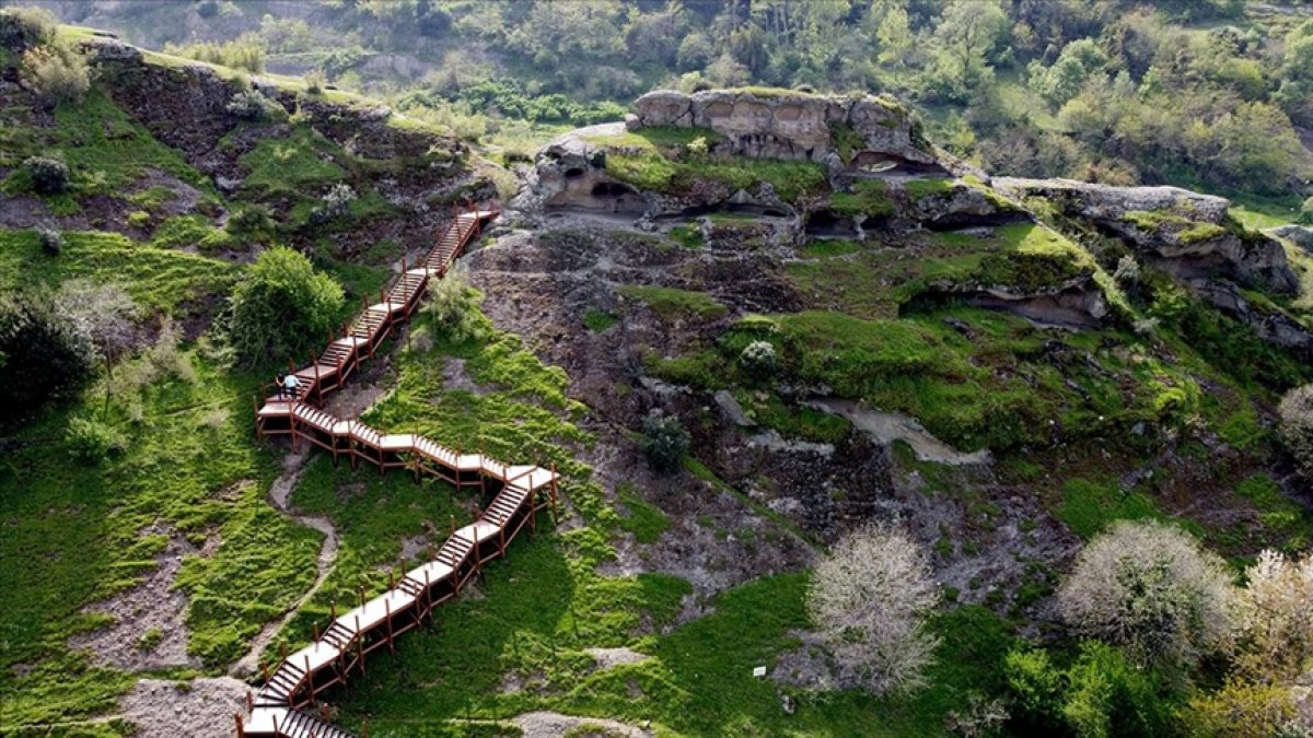 Samsun'da Tekkeköy Mağaraları turizme hazırlanıyor