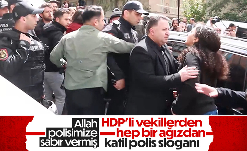 Ankara'daki HDP binası önünde 'katil polis' sloganları atıldı