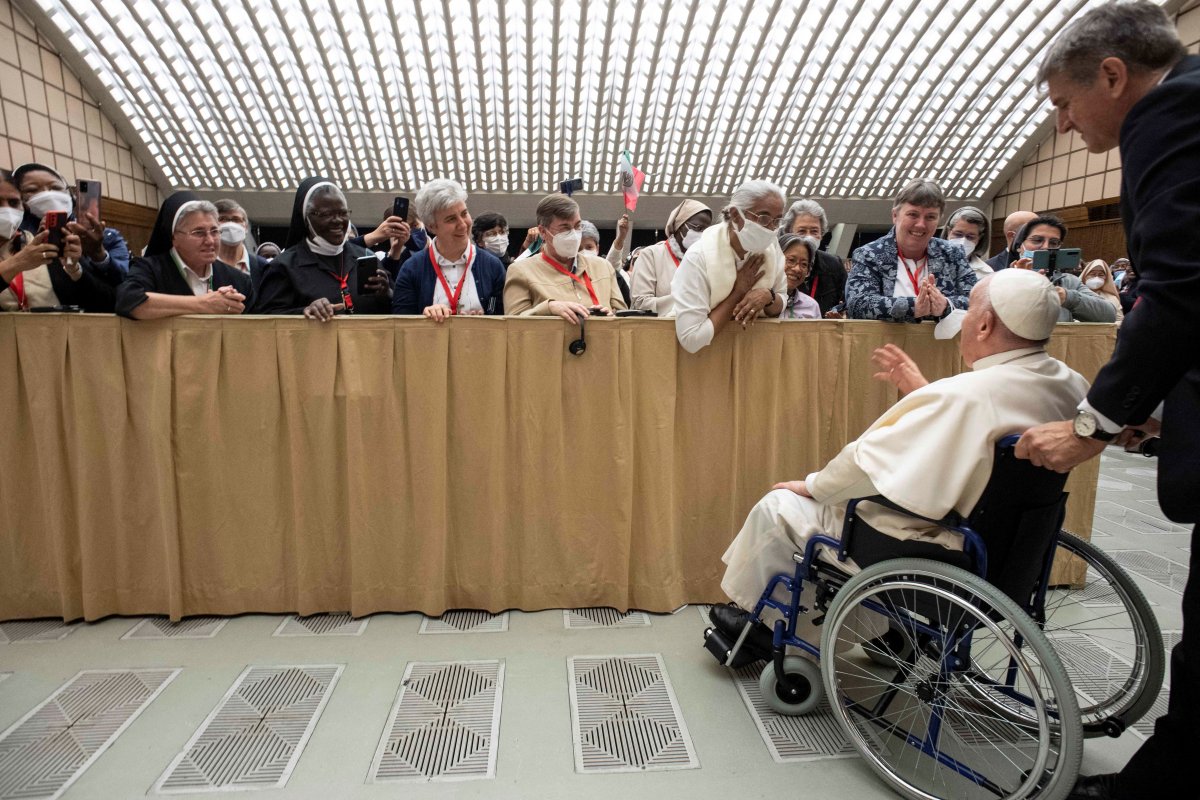 Pope Francis spotted in a wheelchair #4