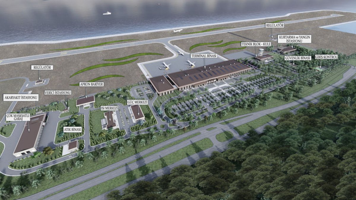 Cumhurbaşkanı Erdoğan ve Aliyev Rize-Artvin Havalimanı na ilk inişi gerçekleştirecek #3