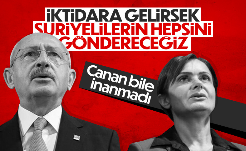 Canan Kaftancıoğlu ile Kemal Kılıçdaroğlu'nun Suriyeli çelişkisi