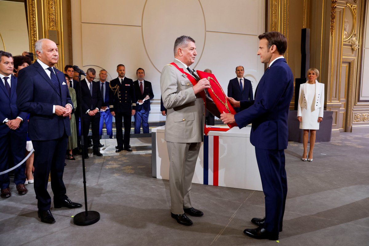 Ceremony held for Emmanuel Macron #2