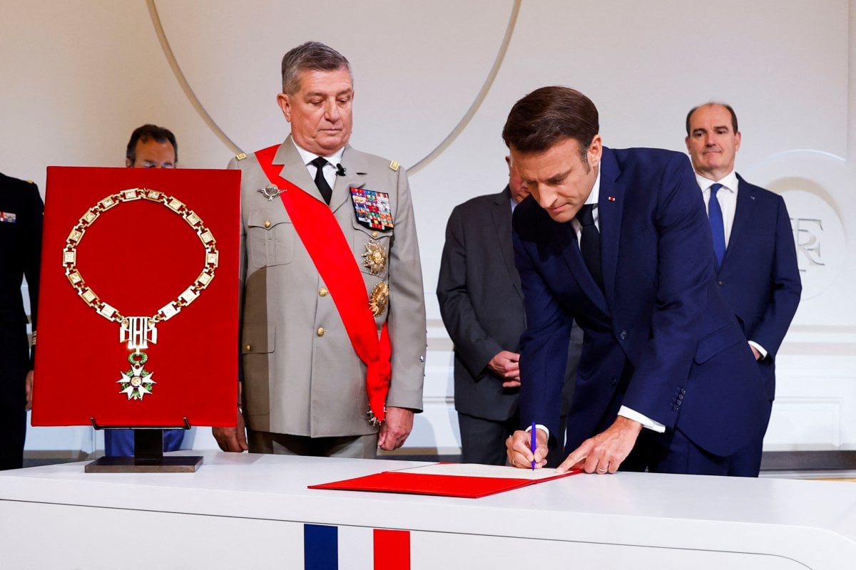 Ceremony held for Emmanuel Macron #3