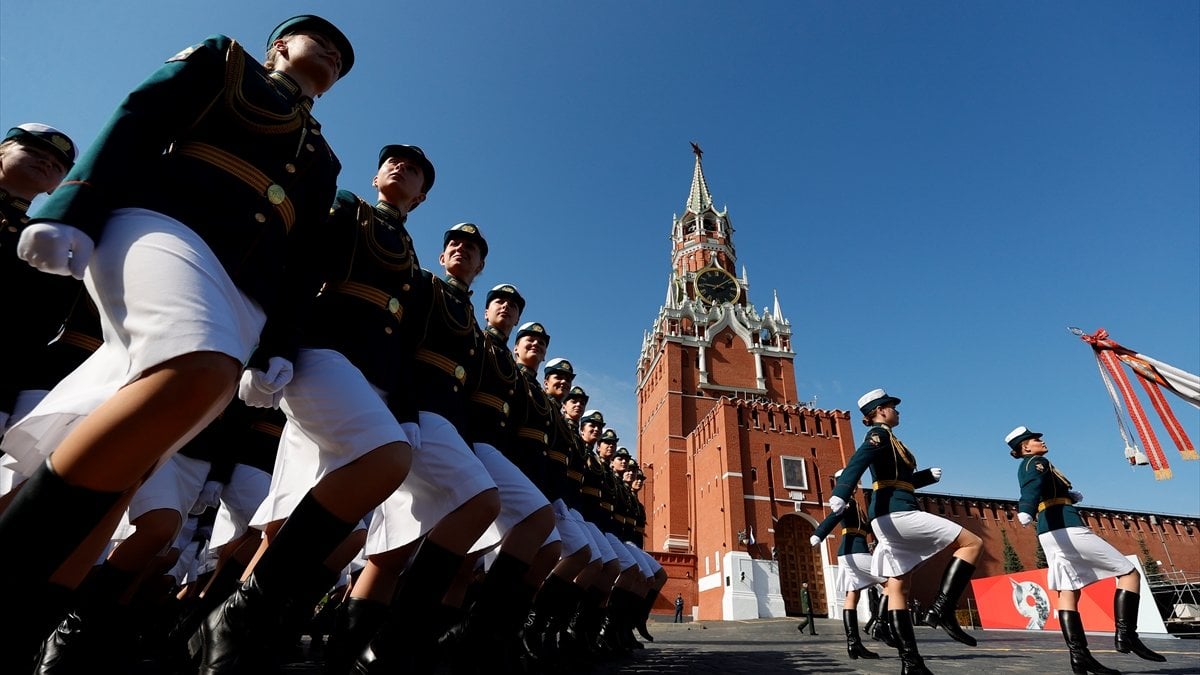 Military parade in Moscow