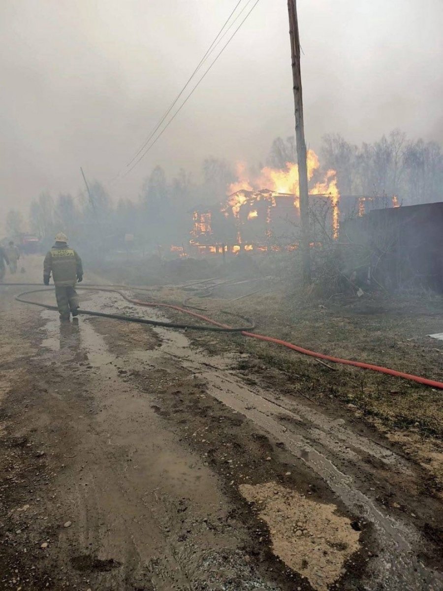 Death toll rises in forest fires in Siberia #5
