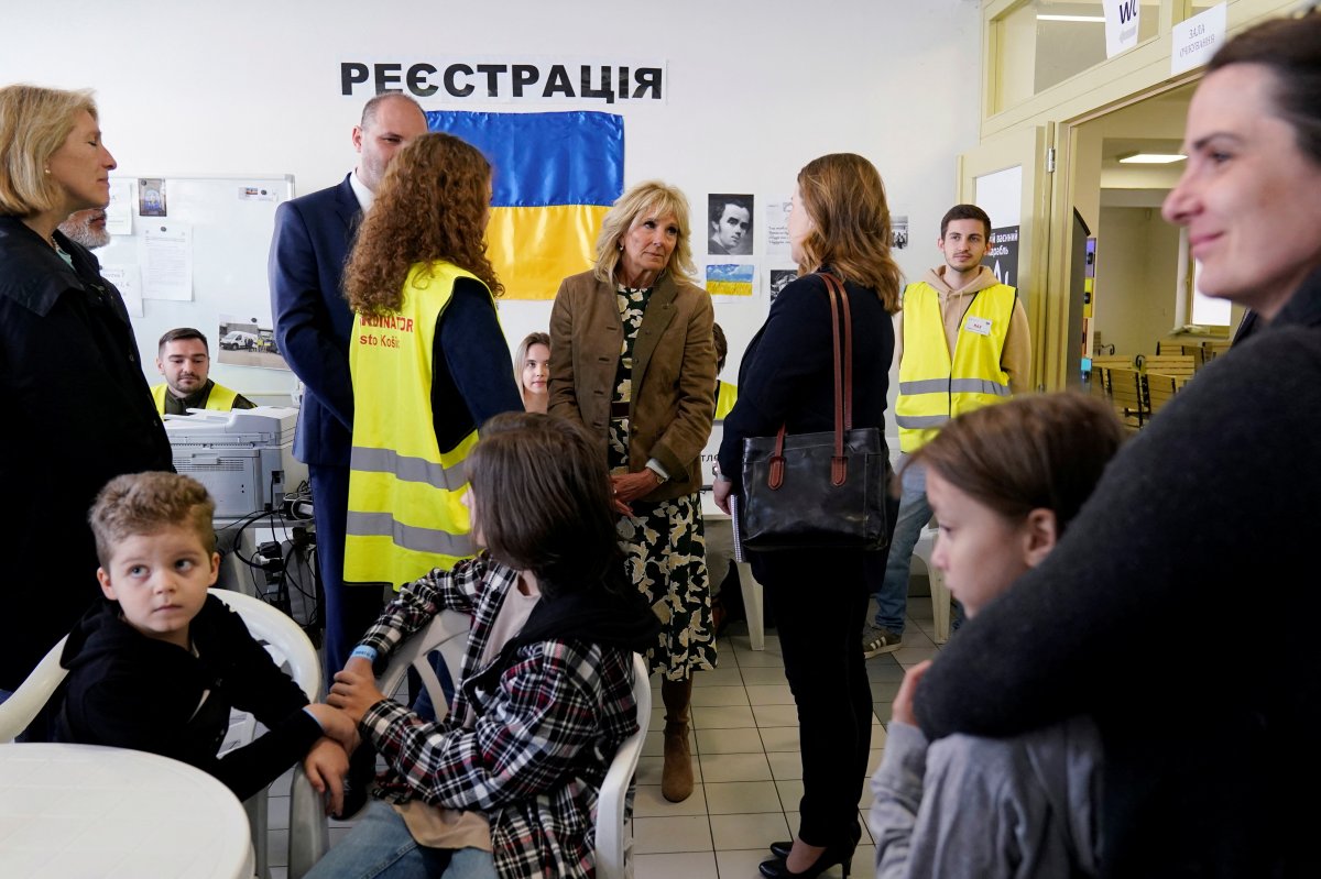 Jill Biden meets Ukrainian mothers and their children #3