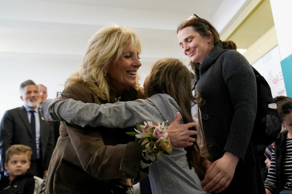 Jill Biden meets Ukrainian mothers and their children #5