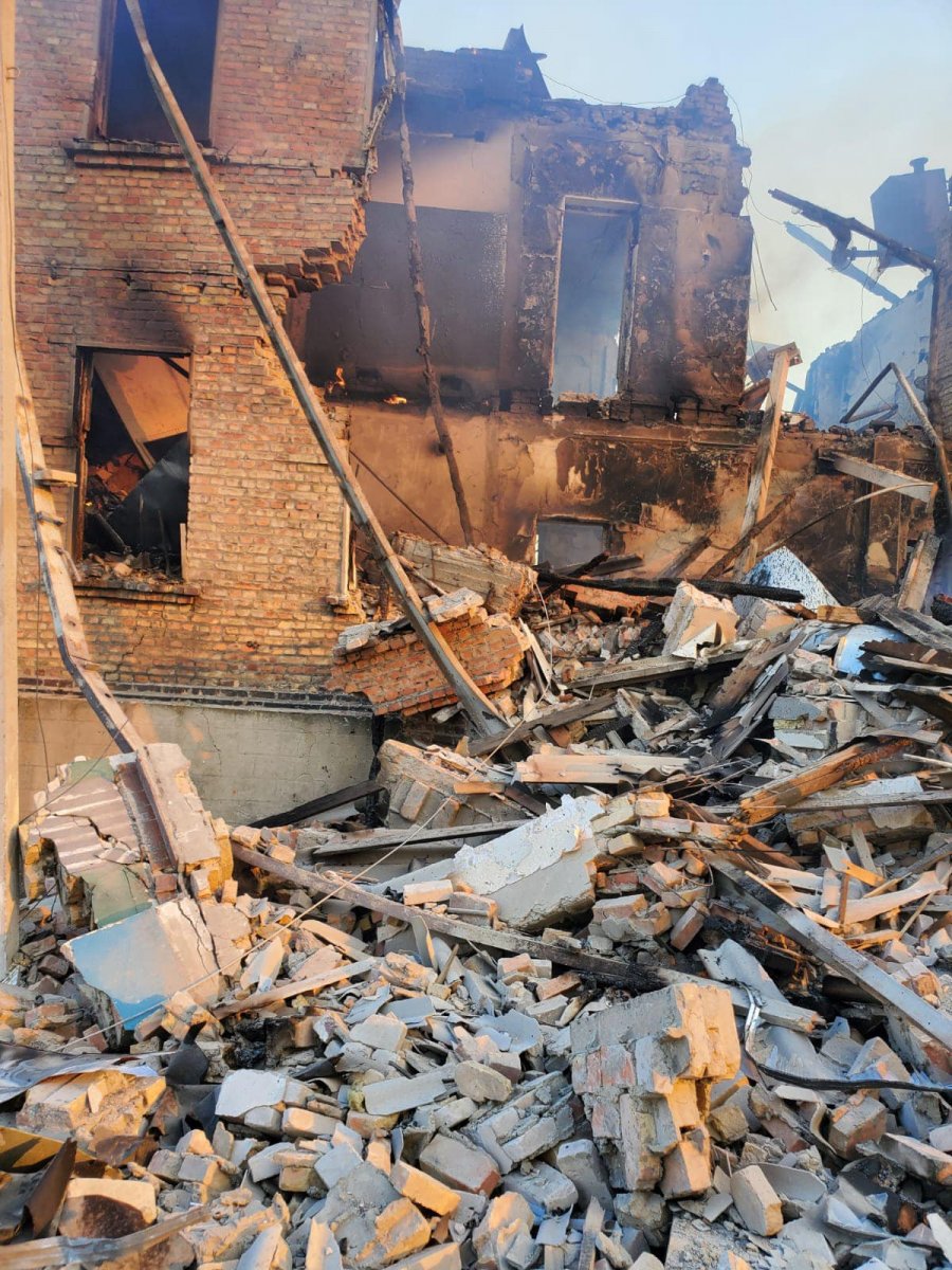 Village school bombed in Luhansk #2