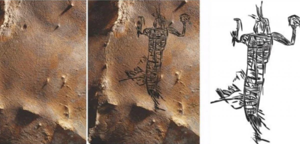 1,000-year-old cave drawings of Indians found in the USA #3