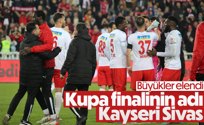 Alanyaspor'u eleyen Sivasspor, Türkiye Kupası'nda finale yükseldi