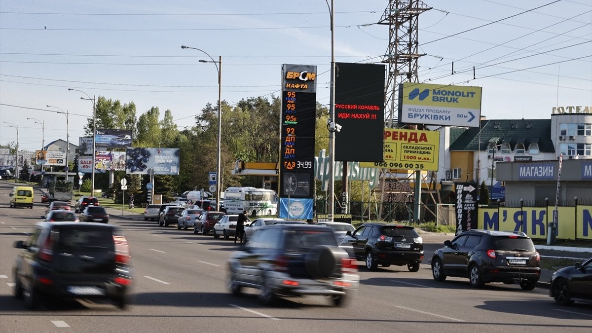 Fuel problem in Kiev, the capital of Ukraine