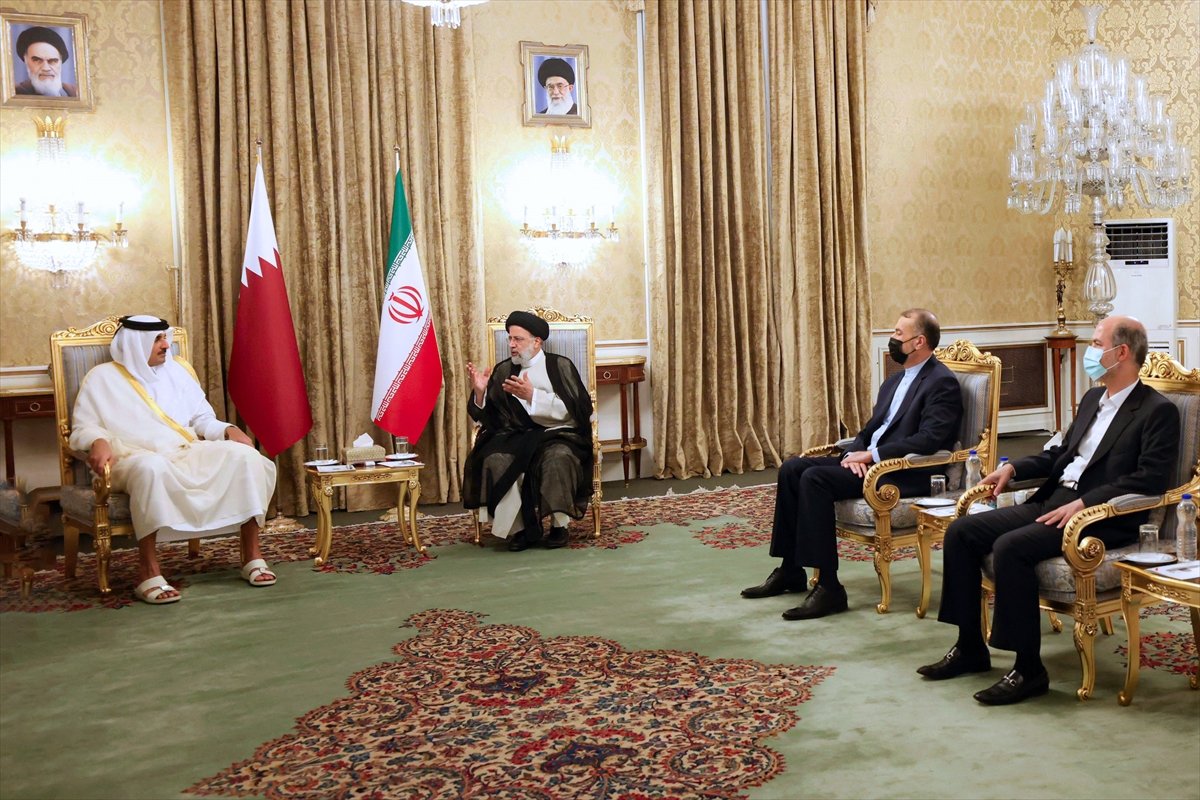 Emir of Qatar Al Sani in Iran #4