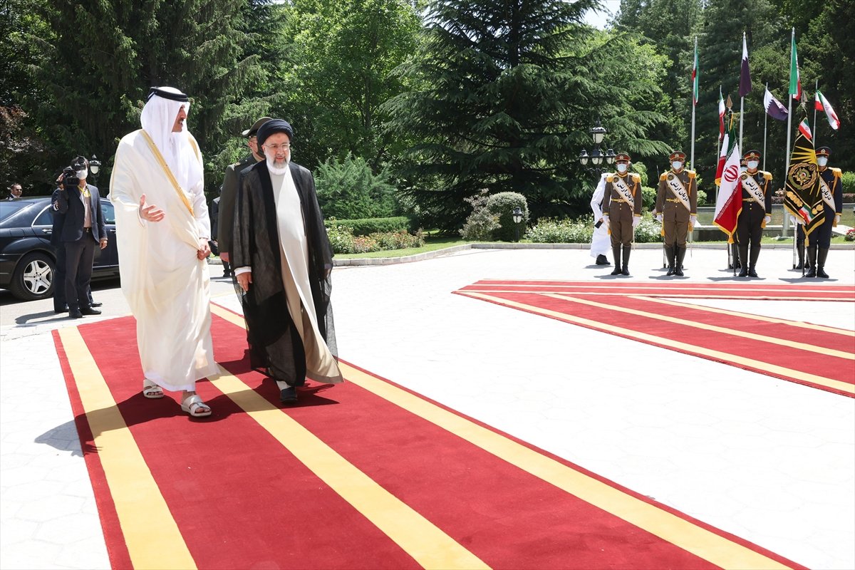 Katar Emiri Al Sani İran'da