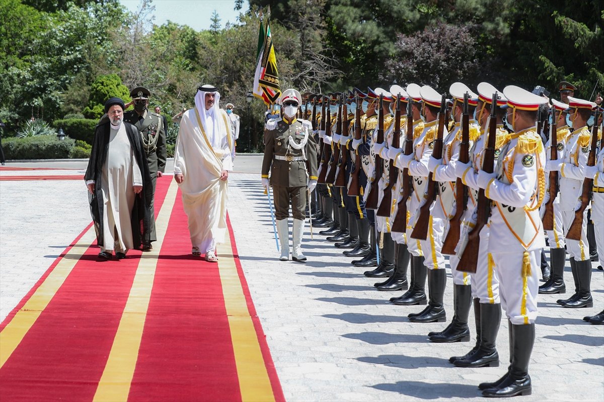 Emir of Qatar Al Sani in Iran #2