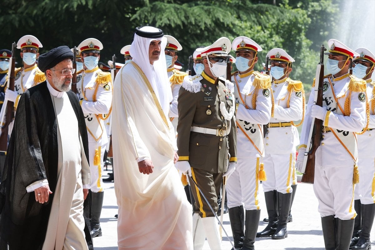 Emir of Qatar Al Sani in Iran #7