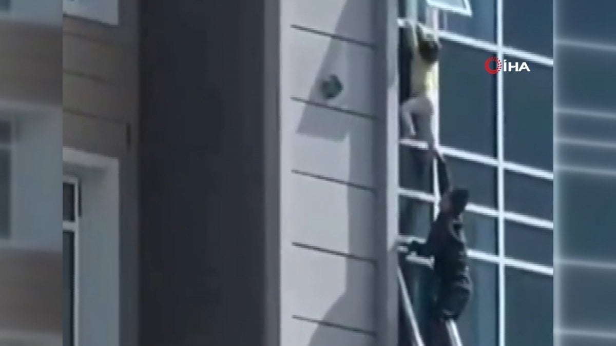 Child hanging in building in Kazakhstan was rescued #1