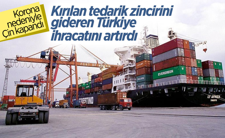 Küresel tedarik zincirindeki kısıtlamalar, Türkiye'nin ihracatını artırdı