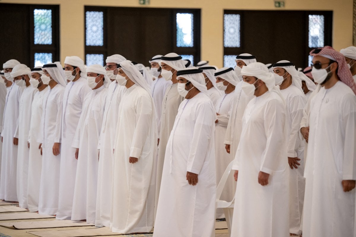 BAE Devlet Başkanı Al Nahyan ın cenazesi toprağa verildi #2