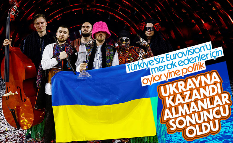 Eurovision 2022'nin galibi Ukrayna oldu