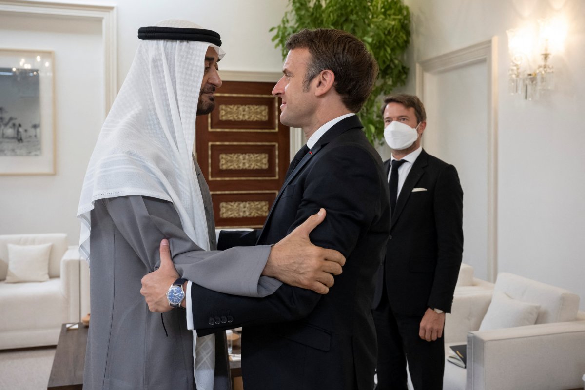 Emmanuel Macron dan BAE ye taziye ziyareti #5