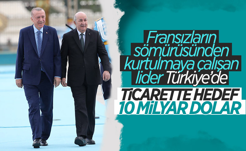 Cezayir Cumhurbaşkanı Tebbun, Ankara'da