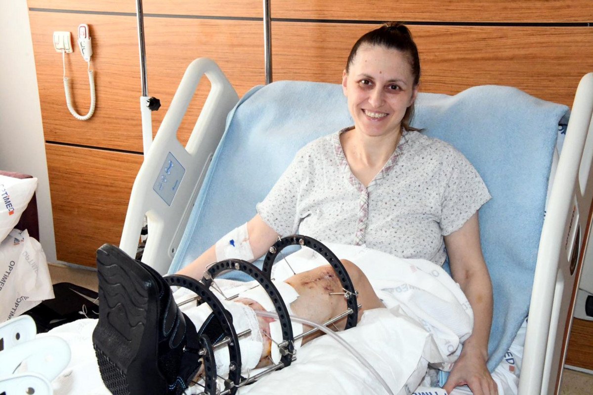 Bulgaristan’da kopan bacak, Tekirdağ’da tedavi edildi