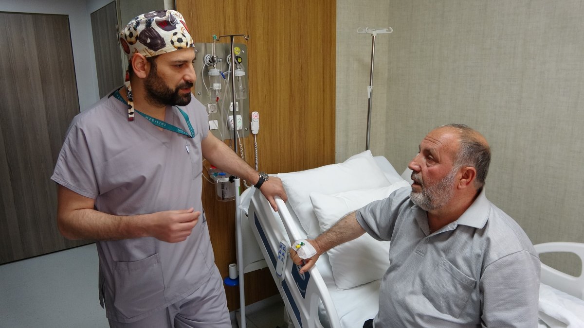 Elazığ'da tansiyon şikayeti ile hastaneye geldi, böbreğinden tümör çıktı