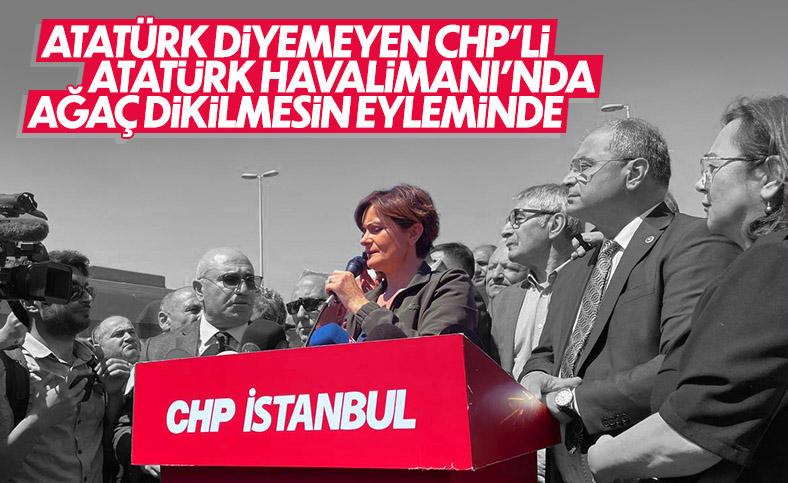 CHP Atatürk Havalimanı'nda eylemde