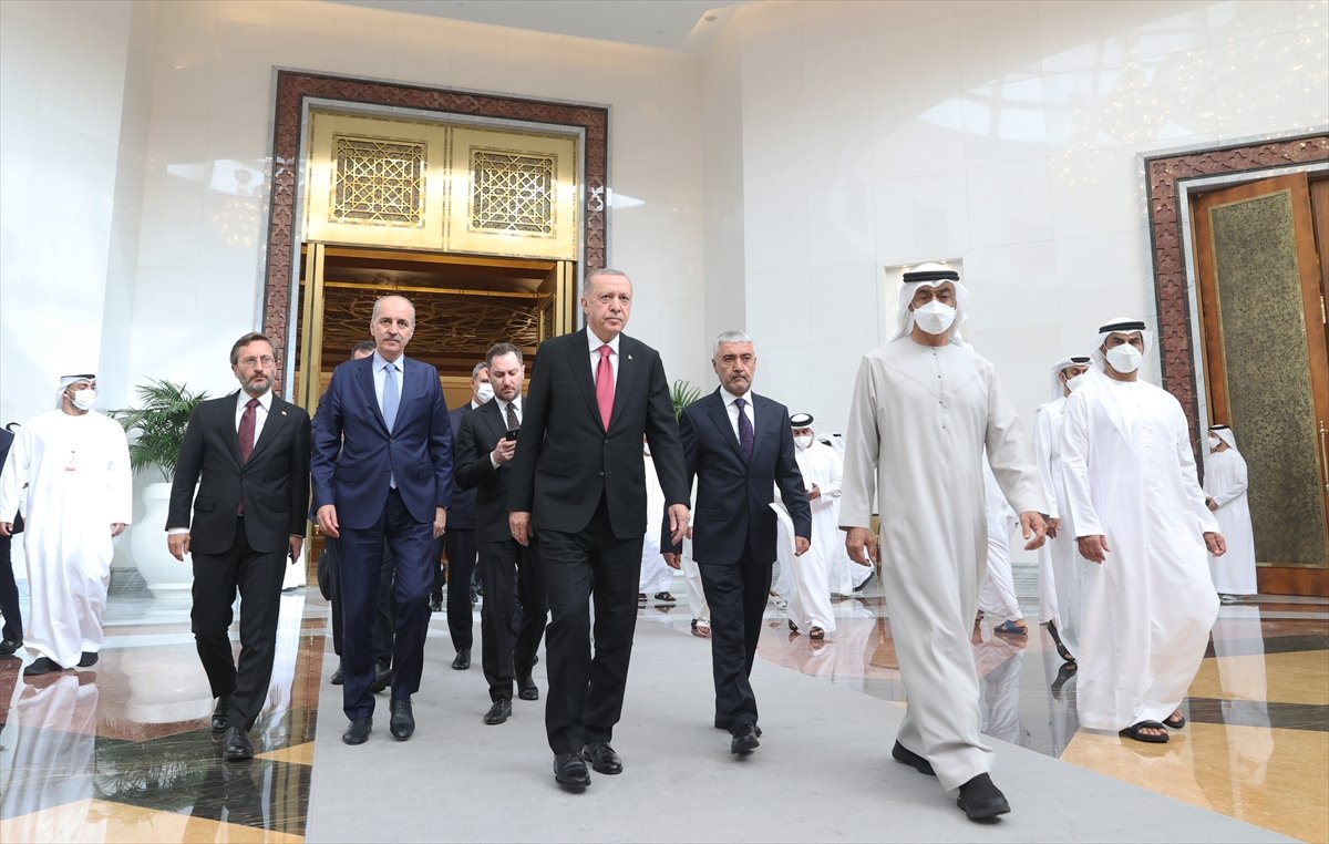 Cumhurbaşkanı Erdoğan Muhammed bin Zayed ile görüştü #2