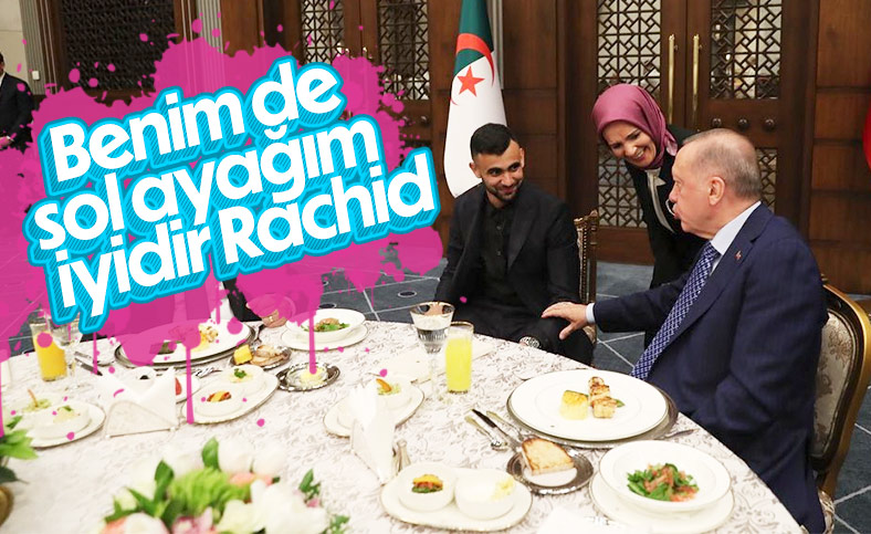 Rachid Ghezzal, Türkiye - Cezayir dostluk yemeğine katıldı