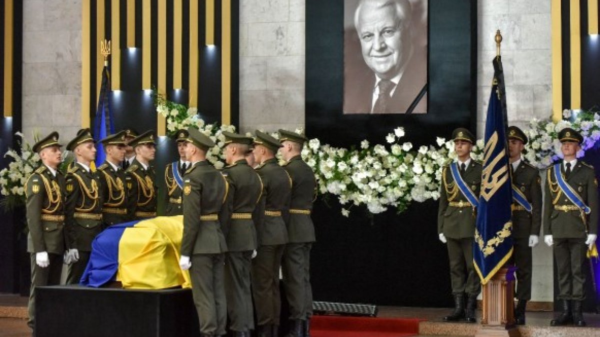Funeral held for Kravchuk, Ukraine’s first President