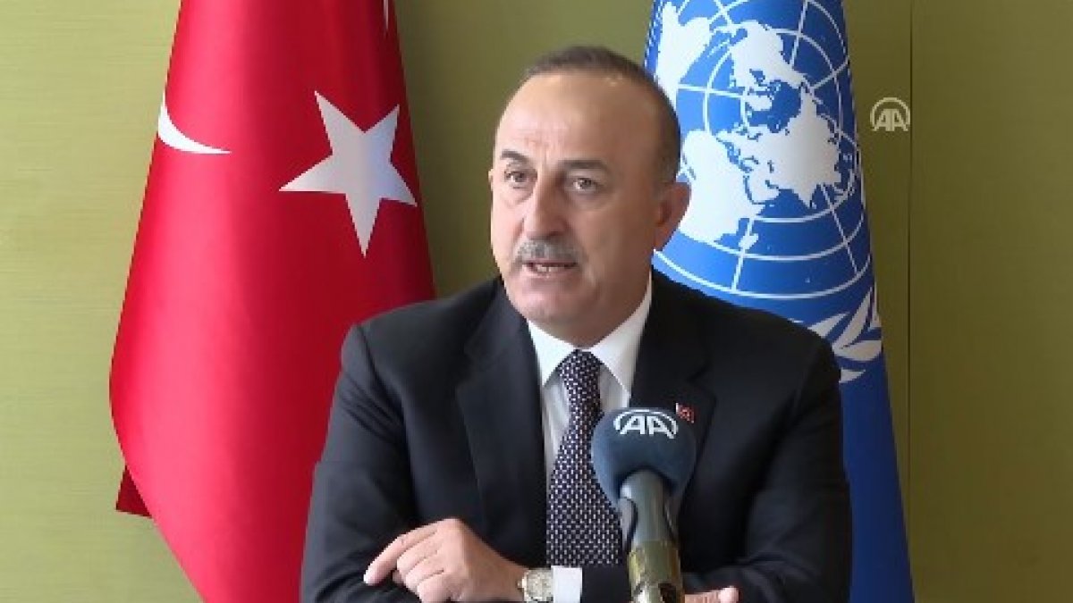 Mevlüt Çavuşoğlu, BM Genel Merkezi'nde konuştu
