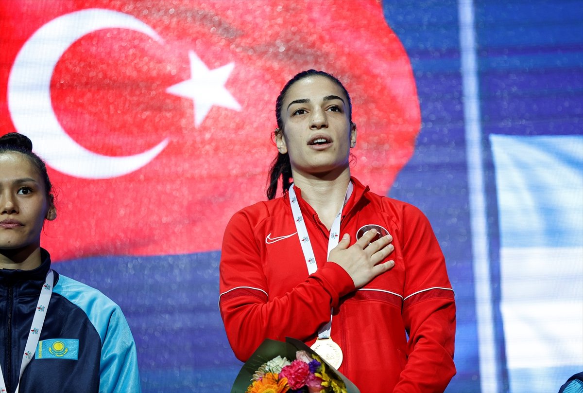 Milli boksör Ayşe Çağırır, 48 kiloda altın madalya kazandı #8
