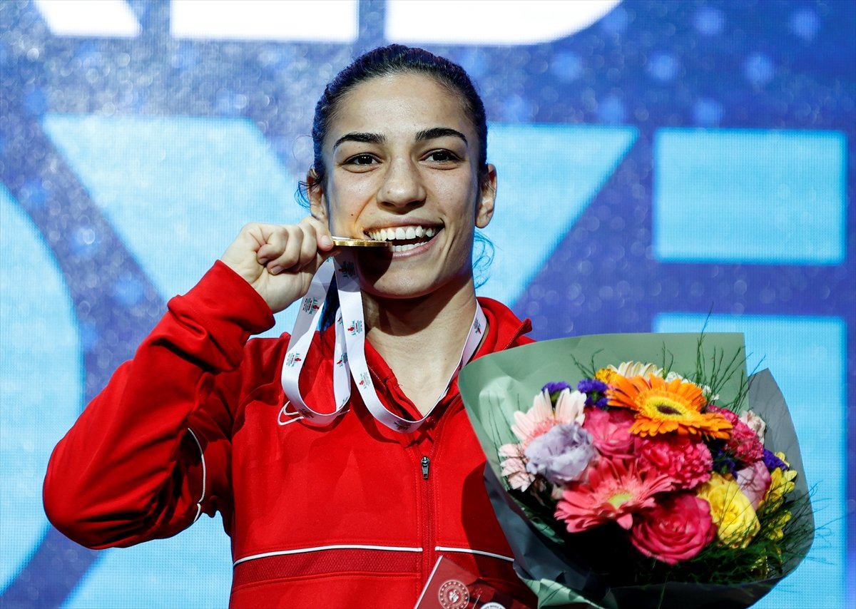 Milli boksör Ayşe Çağırır, 48 kiloda altın madalya kazandı #5