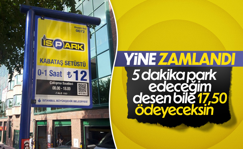 İSPARK'a yüzde 25 zam geldi