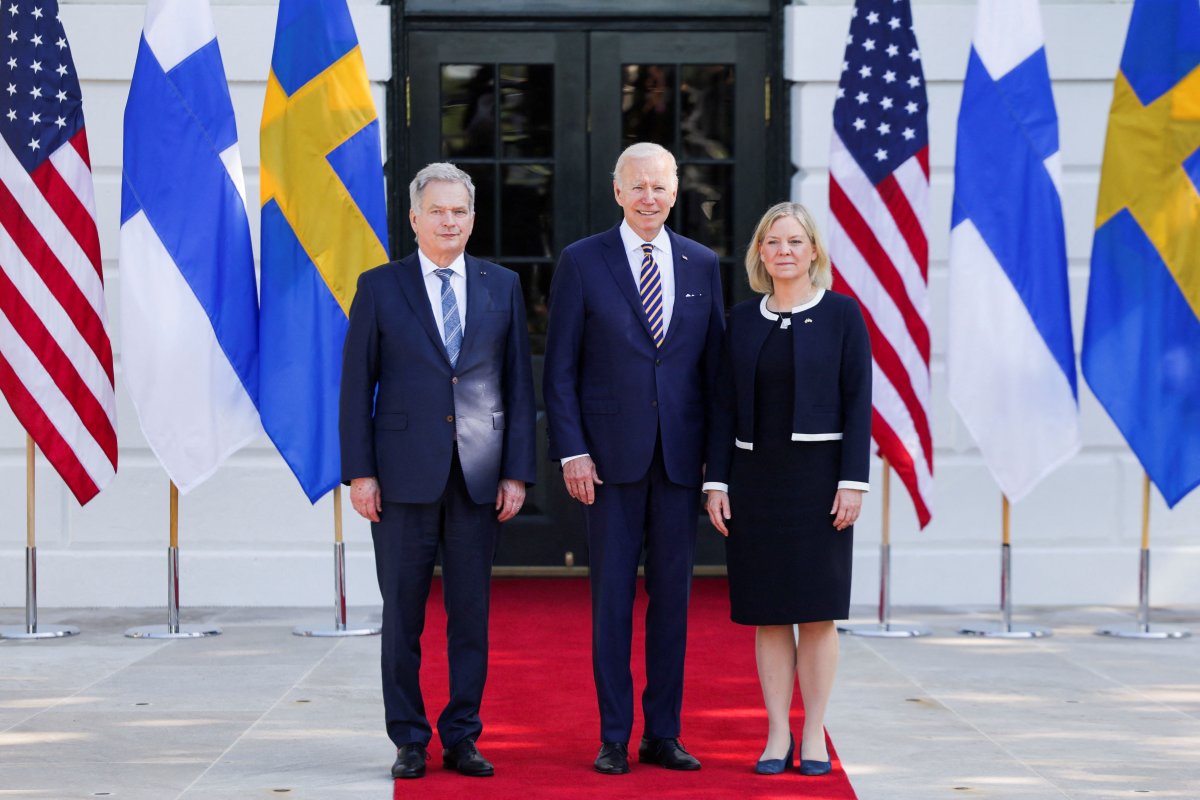 Joe Biden, İsveç ve Finlandiyalı liderlerle buluştu #5