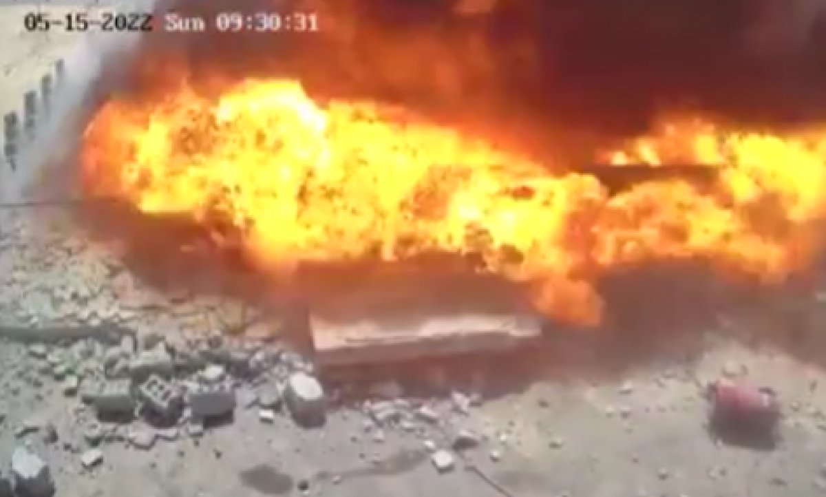 Suudi Arabistan da benzin istasyonunda patlama #2