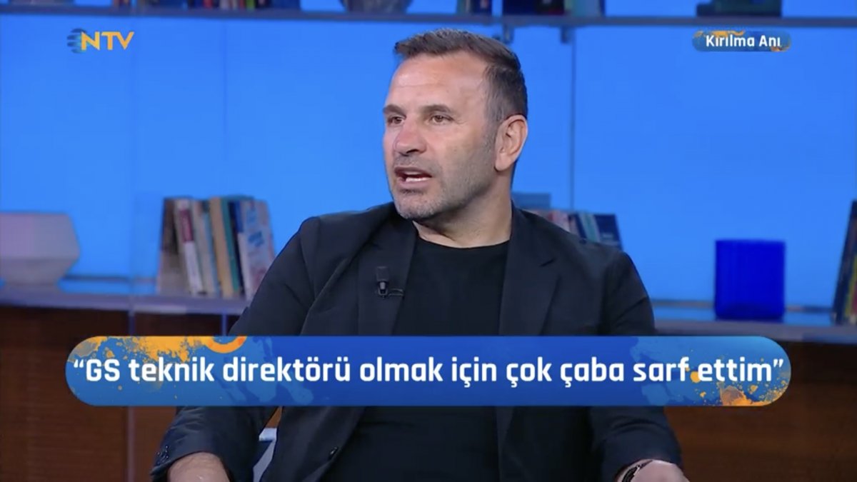 Okan Buruk: Galatasaray ın teknik direktörü olmak istiyorum #1