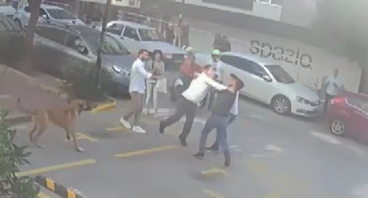 İzmir de bir taksici, sokak ortasında kadına şiddete müdahale etti #4