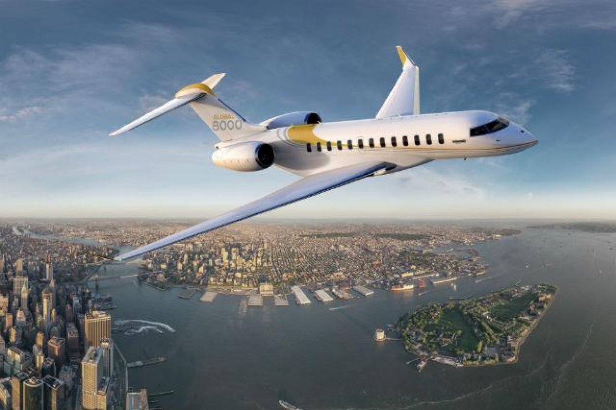 Dünyanın en hızlı iş jeti: Bombardier Global 8000