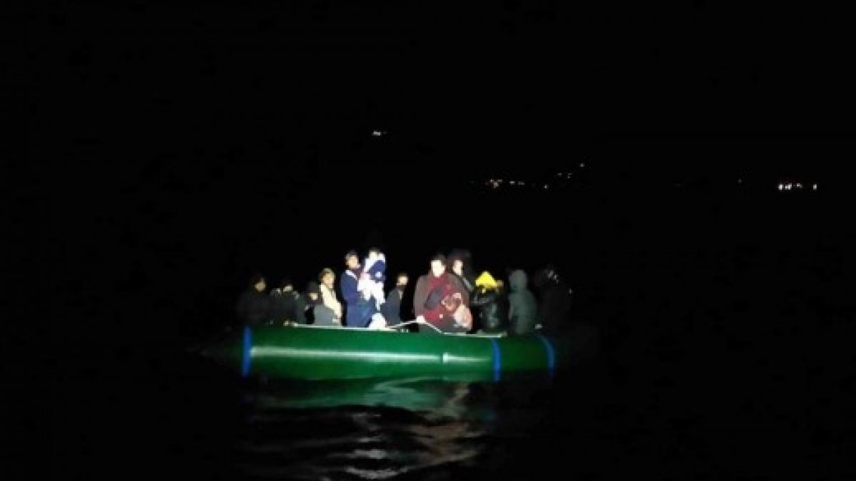 Marmaris ve Datça’da 34 düzensiz göçmen kurtarıldı