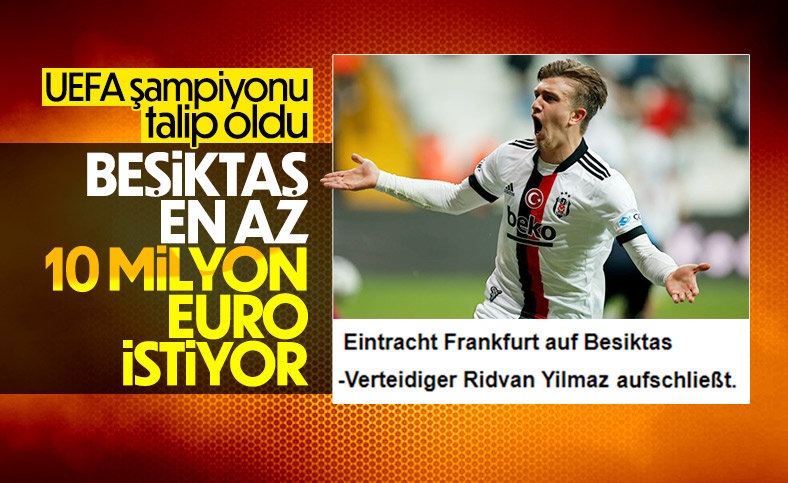 Rıdvan Yılmaz'a Eintracht Frankfurt talip oldu