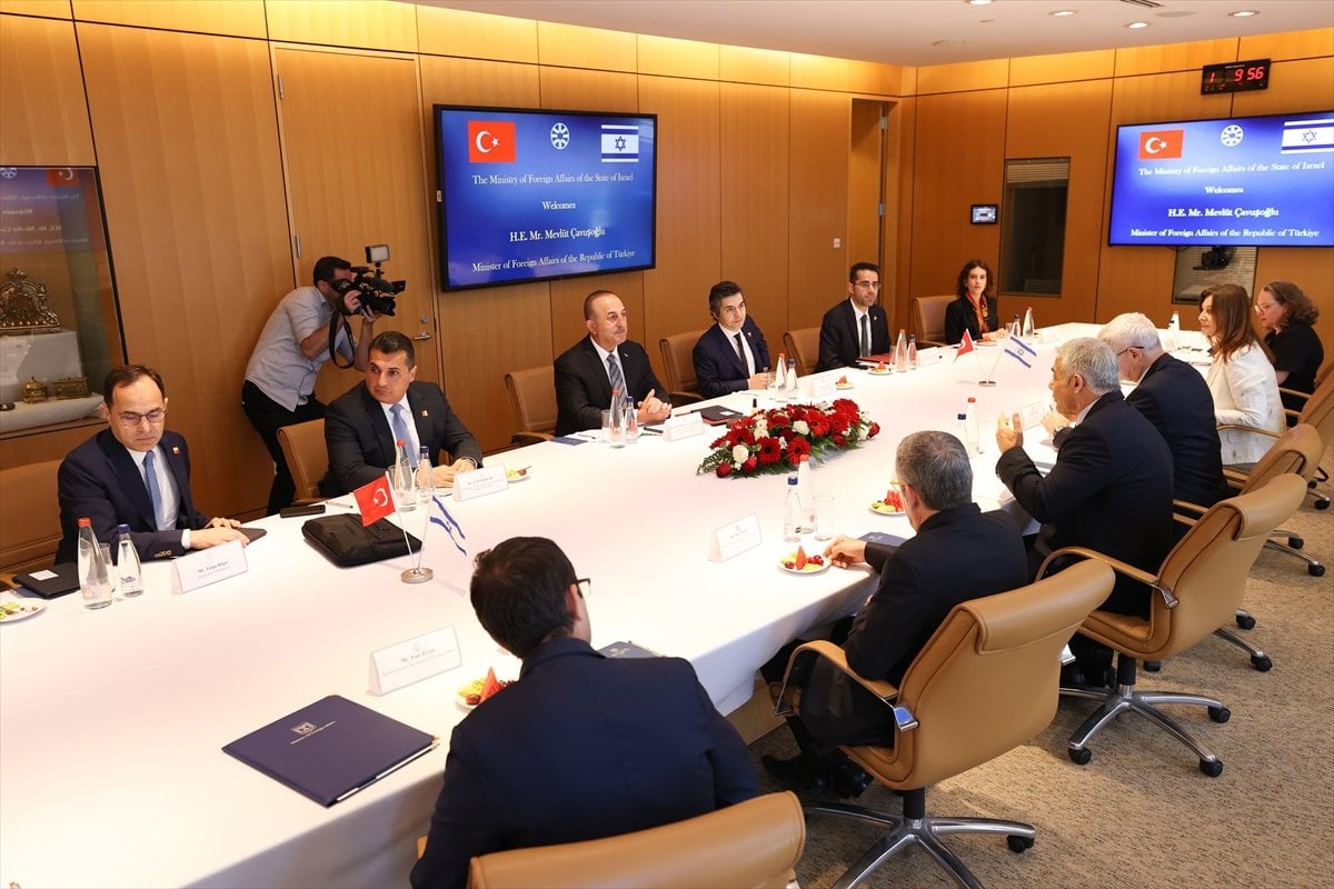 Mevlüt Çavuşoğlu's contacts with Israel #3