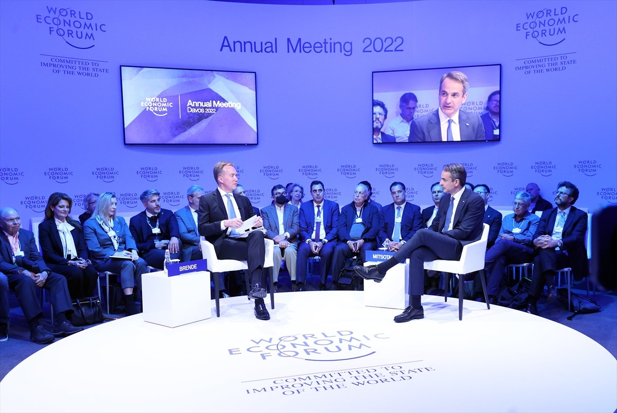 Kiryakos Miçotakis, Davos ta Türkiye yle ilgili konuştu #3