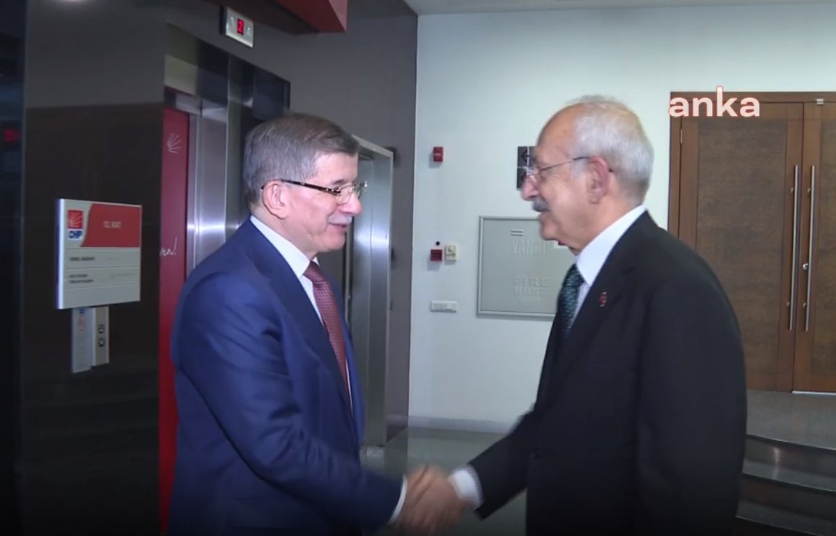 Ahmet Davutoğlu ndan Kemal Kılıçdaroğlu na ziyaret #2