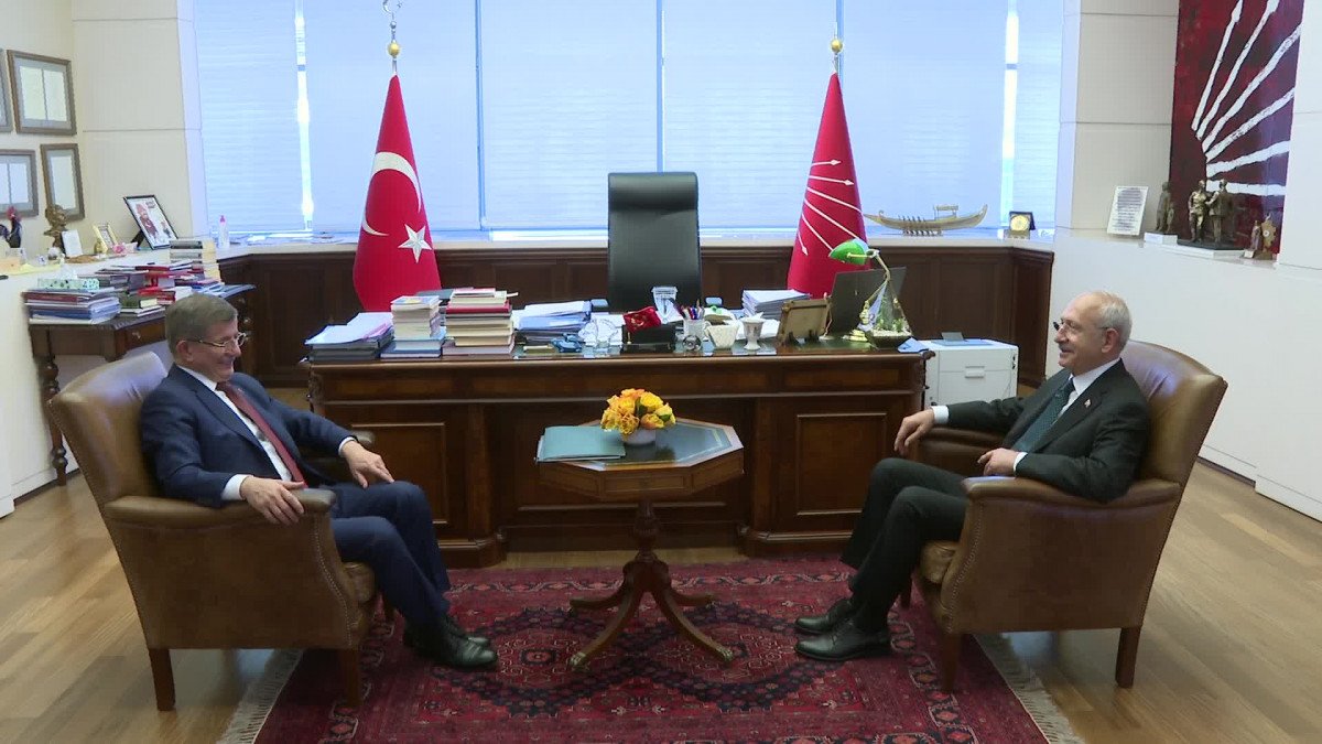 Ahmet Davutoğlu ndan Kemal Kılıçdaroğlu na ziyaret #3