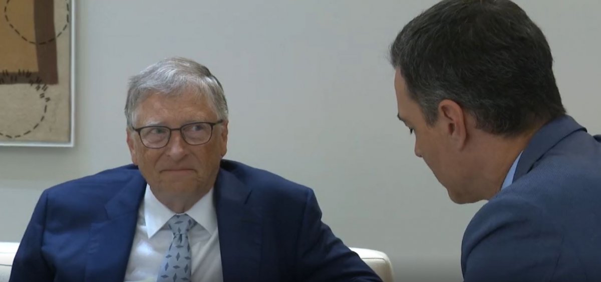 Pedro Sanchez meets Bill Gates #4