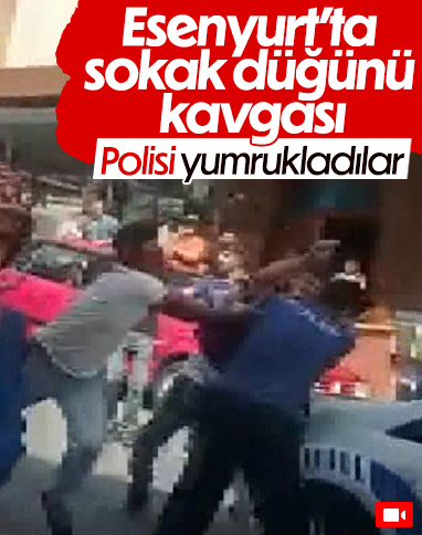 Esenyurt'ta polisle mahalleli arasında arbede