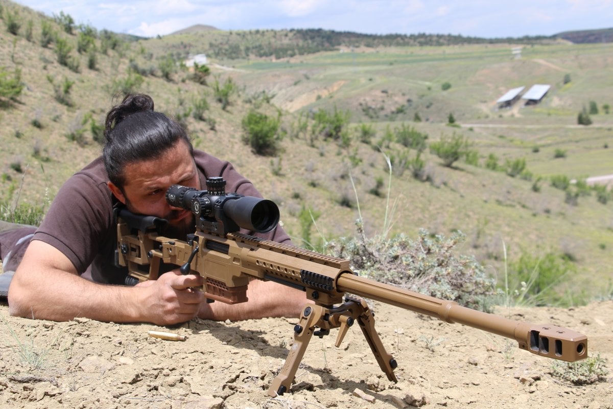 O primeiro rifle sniper especialista de calibre da Turquia passou com sucesso nos testes # 2